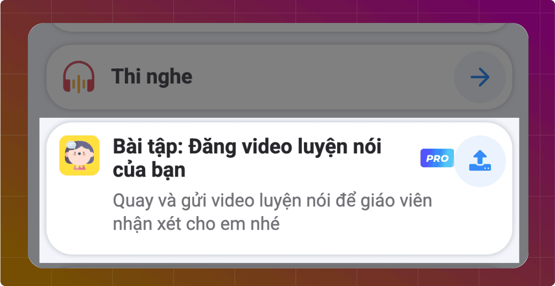 Quay video trả bài